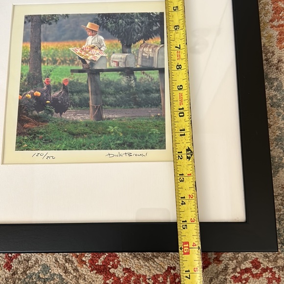 2 Vintage Signed and numbered Dick Brown Amish prints - Picture 7 of 11